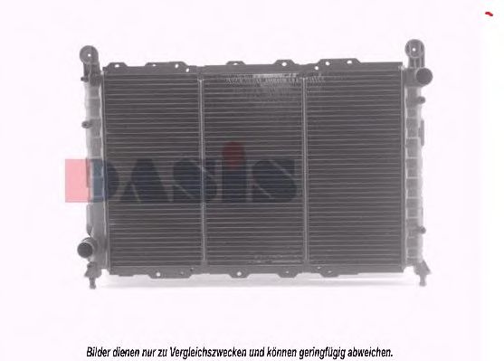 Радиатор, охлаждение двигателя AKS DASIS 0102209