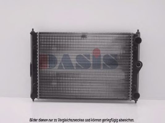 Радиатор, охлаждение двигателя AKS DASIS VW2092