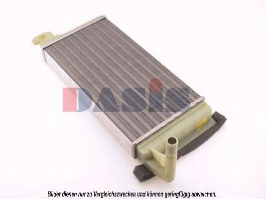 Теплообменник, отопление салона AKS DASIS ME6194