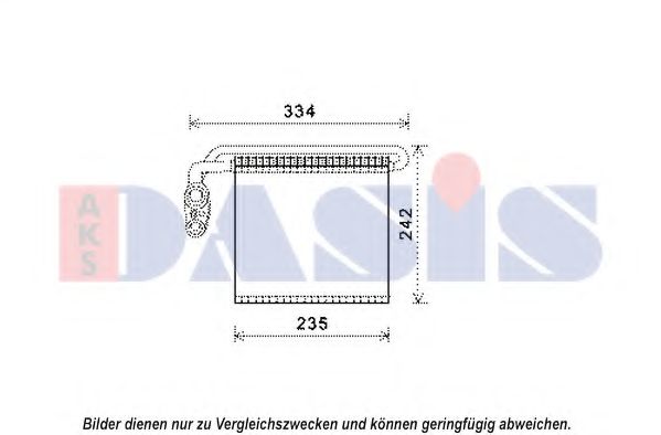 Испаритель, кондиционер AKS DASIS 820358N