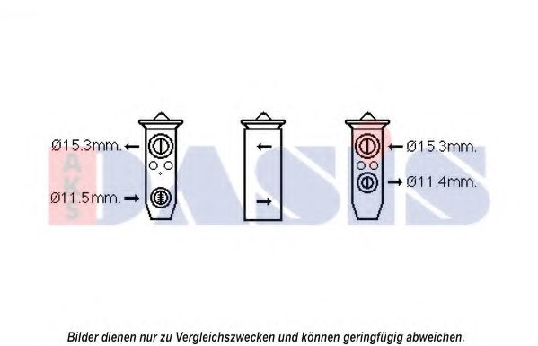 Расширительный клапан, кондиционер AKS DASIS DN1371