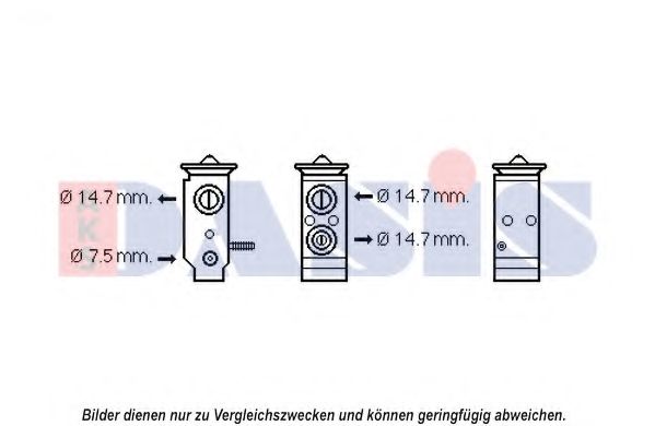 Расширительный клапан, кондиционер AKS DASIS 840196N