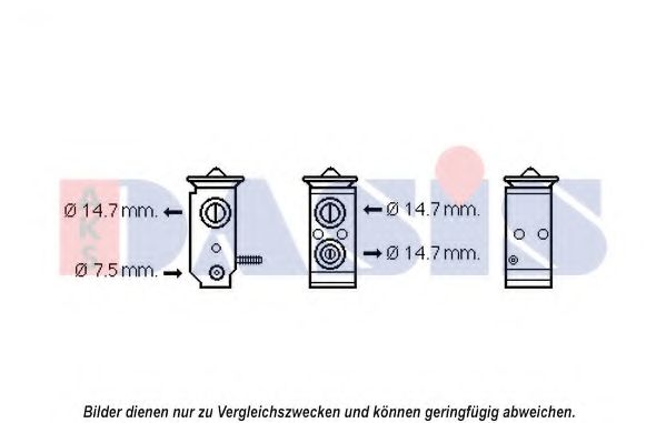 Расширительный клапан, кондиционер AKS DASIS HY1300