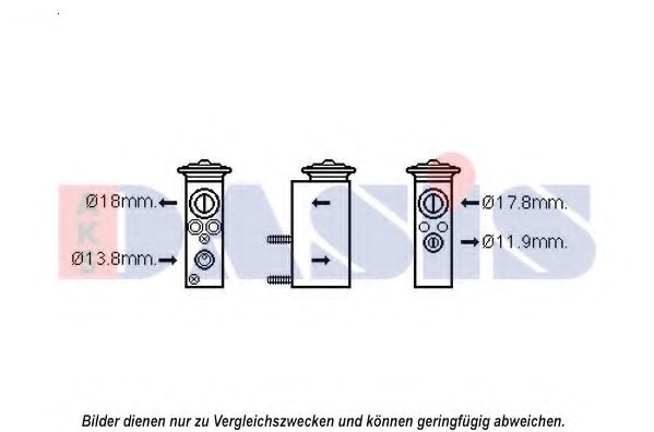Расширительный клапан, кондиционер AKS DASIS 840207N