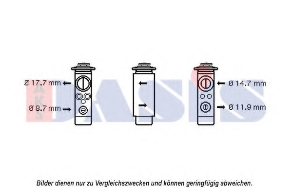 Расширительный клапан, кондиционер AKS DASIS 840215N