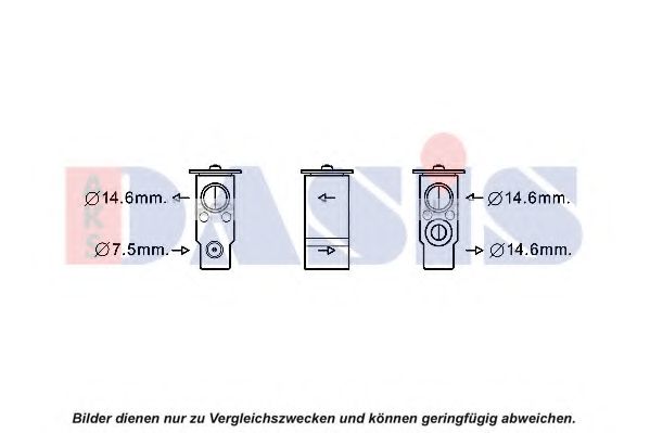 Расширительный клапан, кондиционер AKS DASIS 840274N
