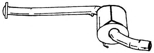 Предглушитель выхлопных газов AKS DASIS SG50320