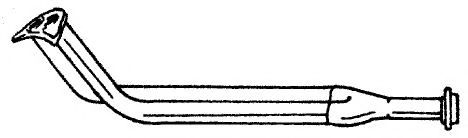 Труба выхлопного газа AKS DASIS SG50108