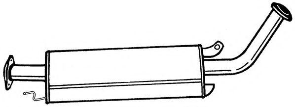 Средний глушитель выхлопных газов AKS DASIS SG38433