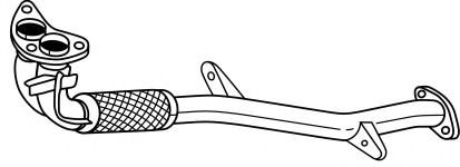 Труба выхлопного газа AKS DASIS SG37111