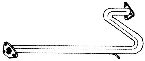Труба выхлопного газа AKS DASIS SG23500