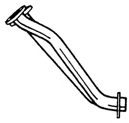 Труба выхлопного газа AKS DASIS SG20114