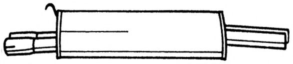 Глушитель выхлопных газов конечный AKS DASIS SG19610