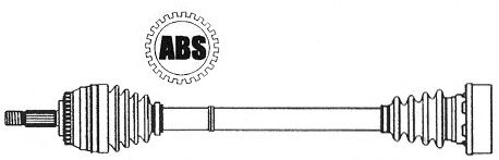 Приводной вал EKG 1238