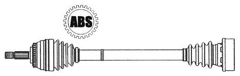 Приводной вал EKG 1286