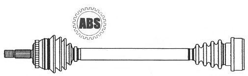 Приводной вал EKG 1043