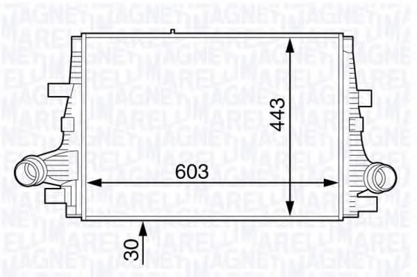 Интеркулер MAGNETI MARELLI 351319202100