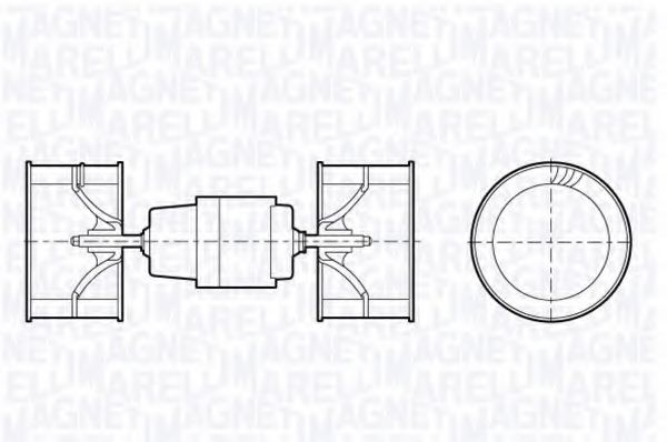 Вентилятор салона MAGNETI MARELLI 069412670010