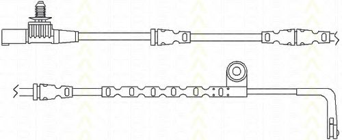 Сигнализатор, износ тормозных колодок TRISCAN 8115 17012