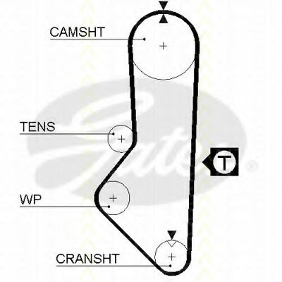 Ремень ГРМ PEX 202160