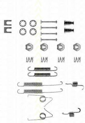 Комплектующие, тормозная колодка TRISCAN 8105 162049