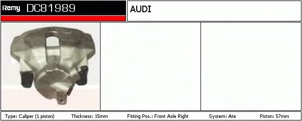 Тормозной суппорт DELCO REMY DC81989