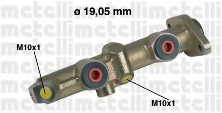 Главный тормозной цилиндр METELLI 05-0076