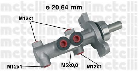 Главный тормозной цилиндр METELLI 05-0422