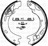Комплект тормозных колодок, стояночная тормозная система METELLI 53-0376