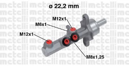 Главный тормозной цилиндр METELLI 05-0721