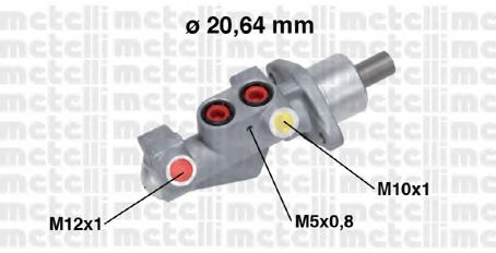 Главный тормозной цилиндр METELLI 05-0750