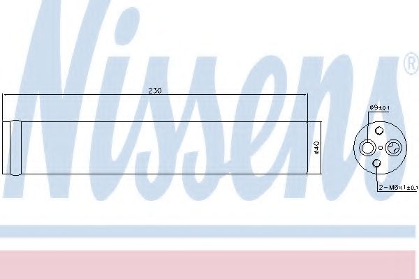 Осушитель, кондиционер NISSENS 95406