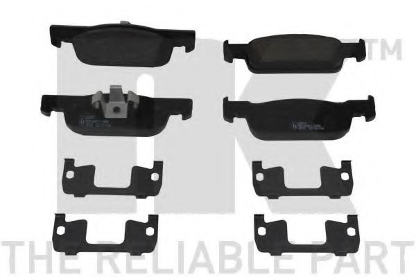 Комплект тормозных колодок, дисковый тормоз NK 223970