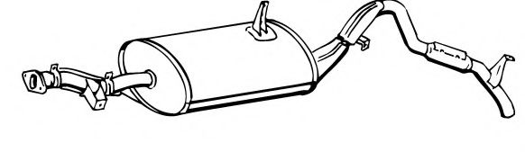 Глушитель выхлопных газов конечный EBERSPÄCHER 27421