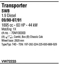 Система выпуска ОГ FONOS VW72233