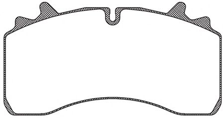 Комплект тормозных колодок, дисковый тормоз REMSA JCA 1075.00