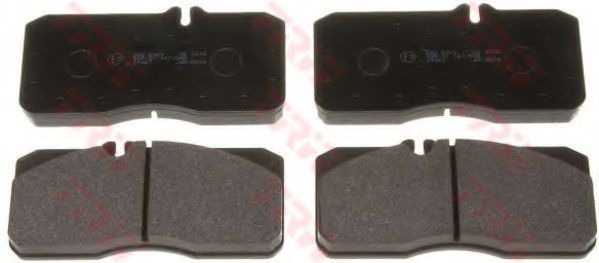 Комплект тормозных колодок, дисковый тормоз TRW 29055