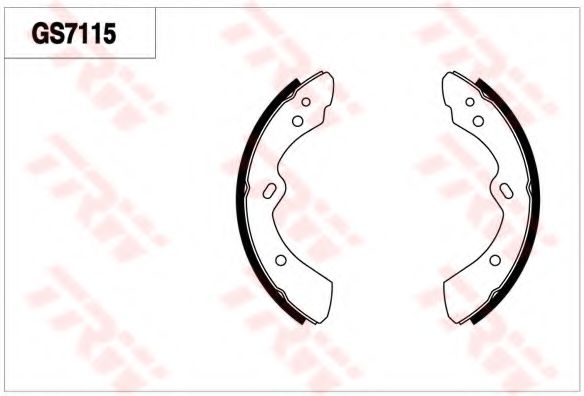 Комплект тормозных колодок TRW GS7115