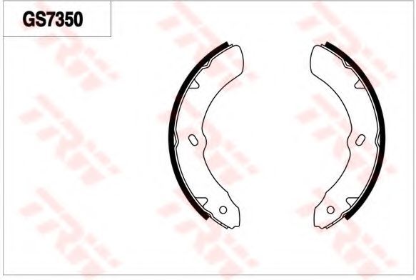 Комплект тормозных колодок TRW GS7350