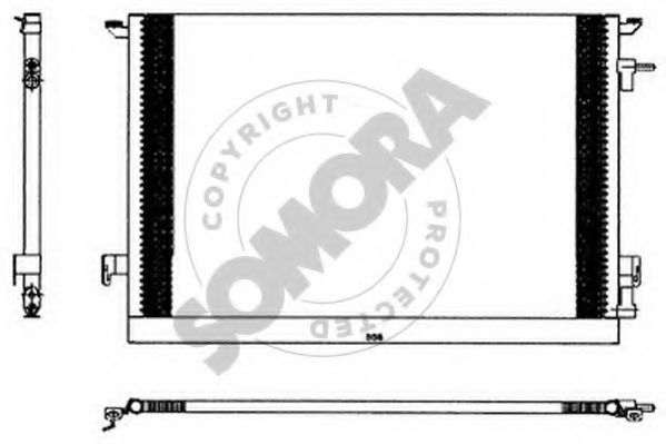 Конденсатор, кондиционер SOMORA 210660A