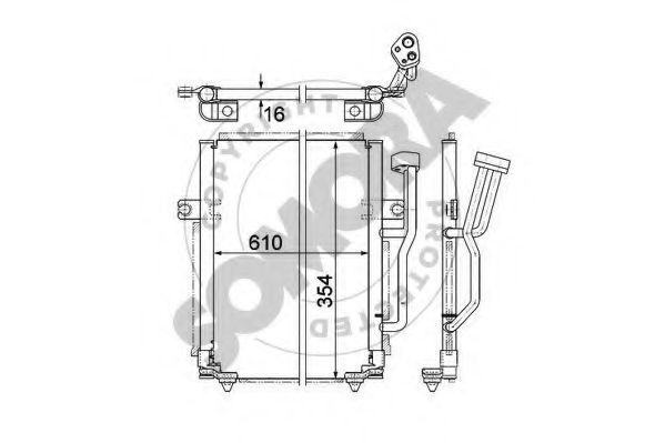 Конденсатор, кондиционер SOMORA 361260A