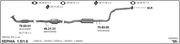 Система выпуска ОГ IMASAF 648000003