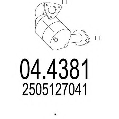 Катализатор MTS 044381