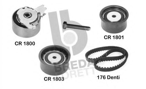 Комплект ремня ГРМ BREDA  LORETT KCD0614