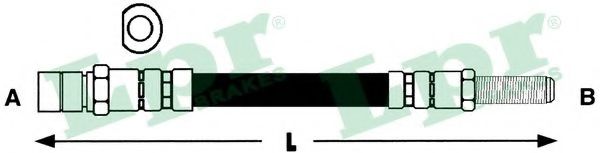 Тормозной шланг LPR 6T46205