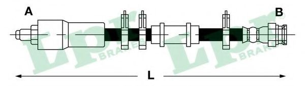 Тормозной шланг LPR 6T47856