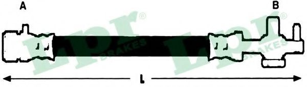 Тормозной шланг LPR 6T46651