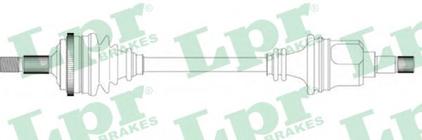 Приводной вал LPR DS16066