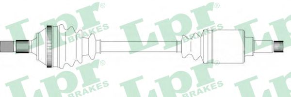 Приводной вал LPR DS38075