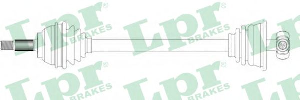 Приводной вал LPR DS39075